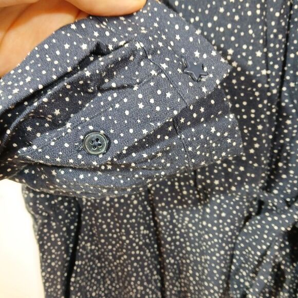 Joules Star And Polka Dot Print Midi Dress - Picture 12 of 12